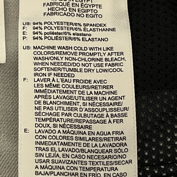 REEBOK GOLF Men’s Shorts Size 50 Gray Black Plaid Stretch Pockets Comfort EUC - Picture 7 of 10